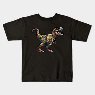 Dinosaur Happy International Dot Day 2024 Polka Dot Men Women Kids Kids T-Shirt